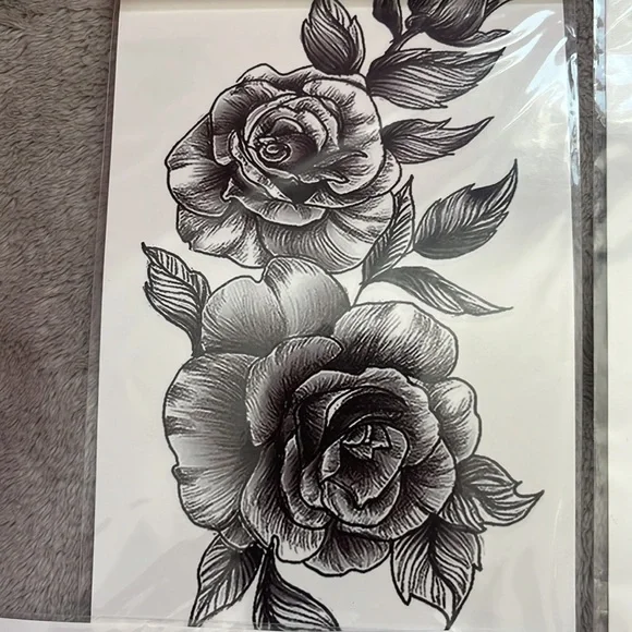 ‼️ Black Ink Temporary Tattoos - Picture 4 of 6